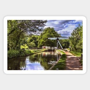 The Canal Bridge at Talybont on Usk Sticker